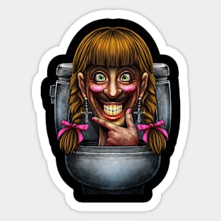 Horror toilet Monster #14 Sticker